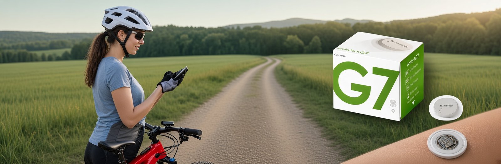 Dexcom G7 All-in-One Gerät – Sensor und Transmitter